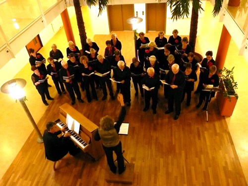 Melody Singers Meppel treden op in Irenehuis Meppel, okt 2012